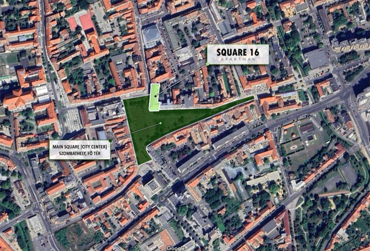 Square 16 Apartman - Absolutely Central Location With Self Check In Szombathely Exteriör bild