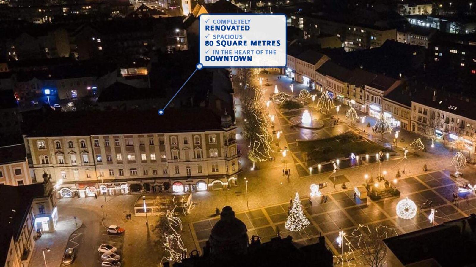 Square 16 Apartman - Absolutely Central Location With Self Check In Szombathely Exteriör bild